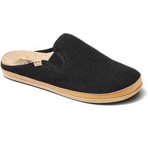Reef Women’s 9 Black Cushion Homey C18683 Slip-On Fabric Shoes